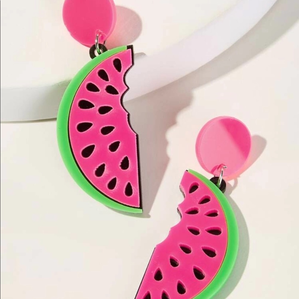Cute watermelon earrings
